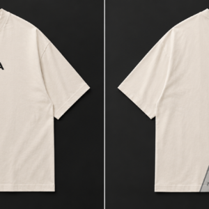 VEYRA OVERSIZED WHITE GUN T-SHIRT